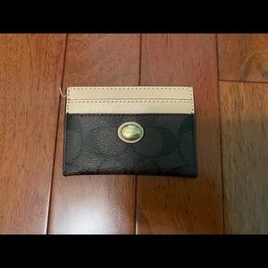 Brown Coach Card Holder